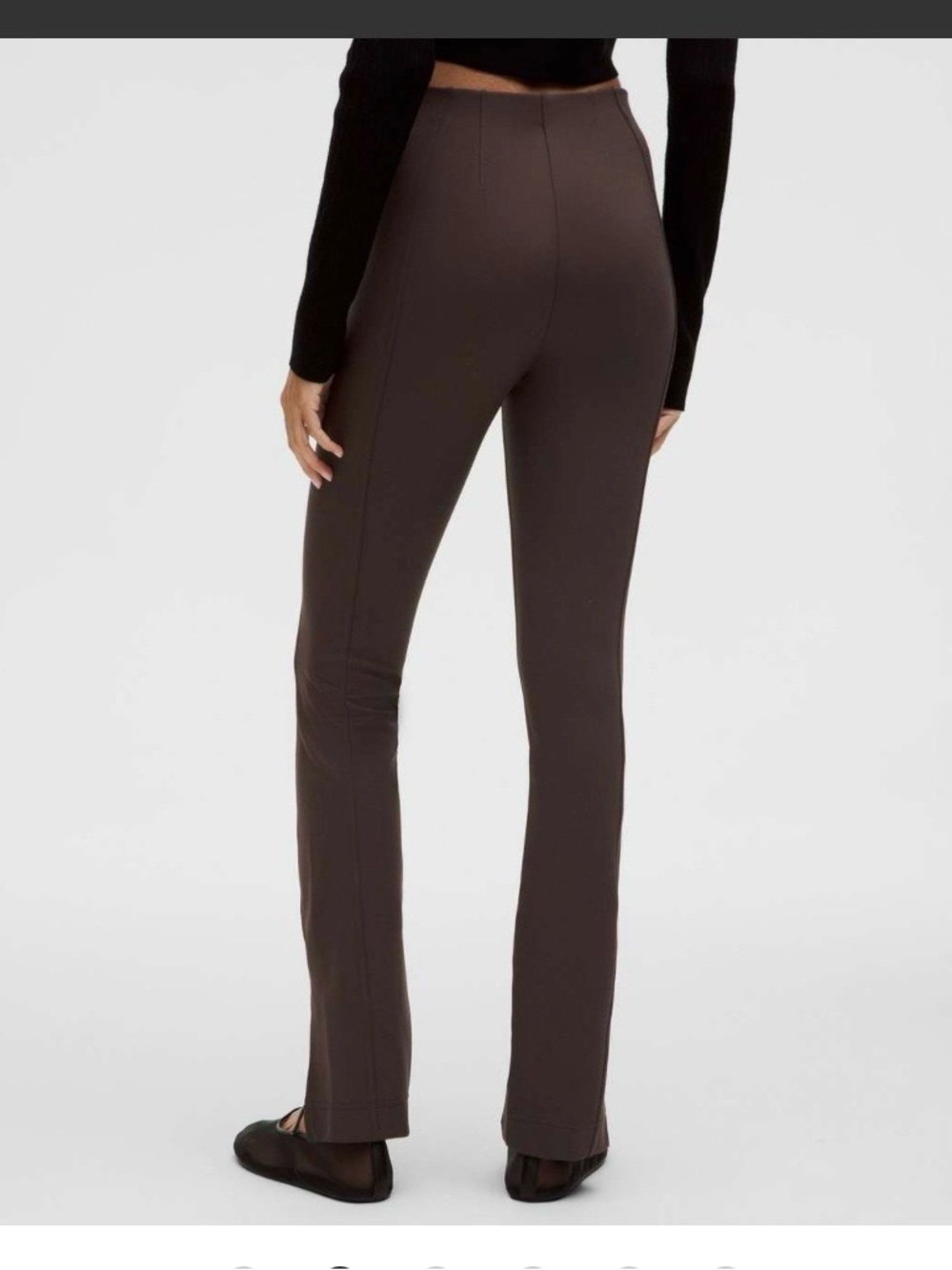 lululemon athletica Slim Bootcut Pants in espresso